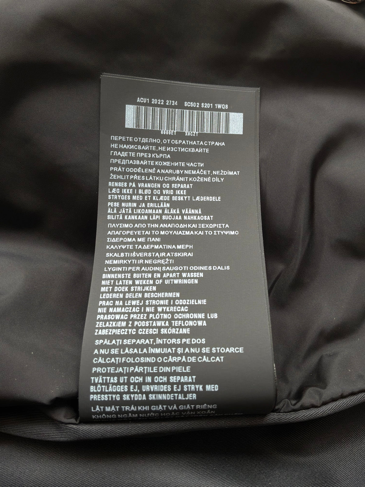 Prada Re-Nylon Chest Emblem Zip Up Jacket
