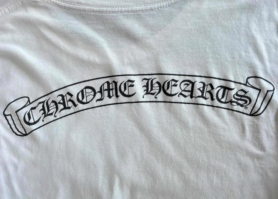 Chrome Hearts Scroll Logo Longsleeves