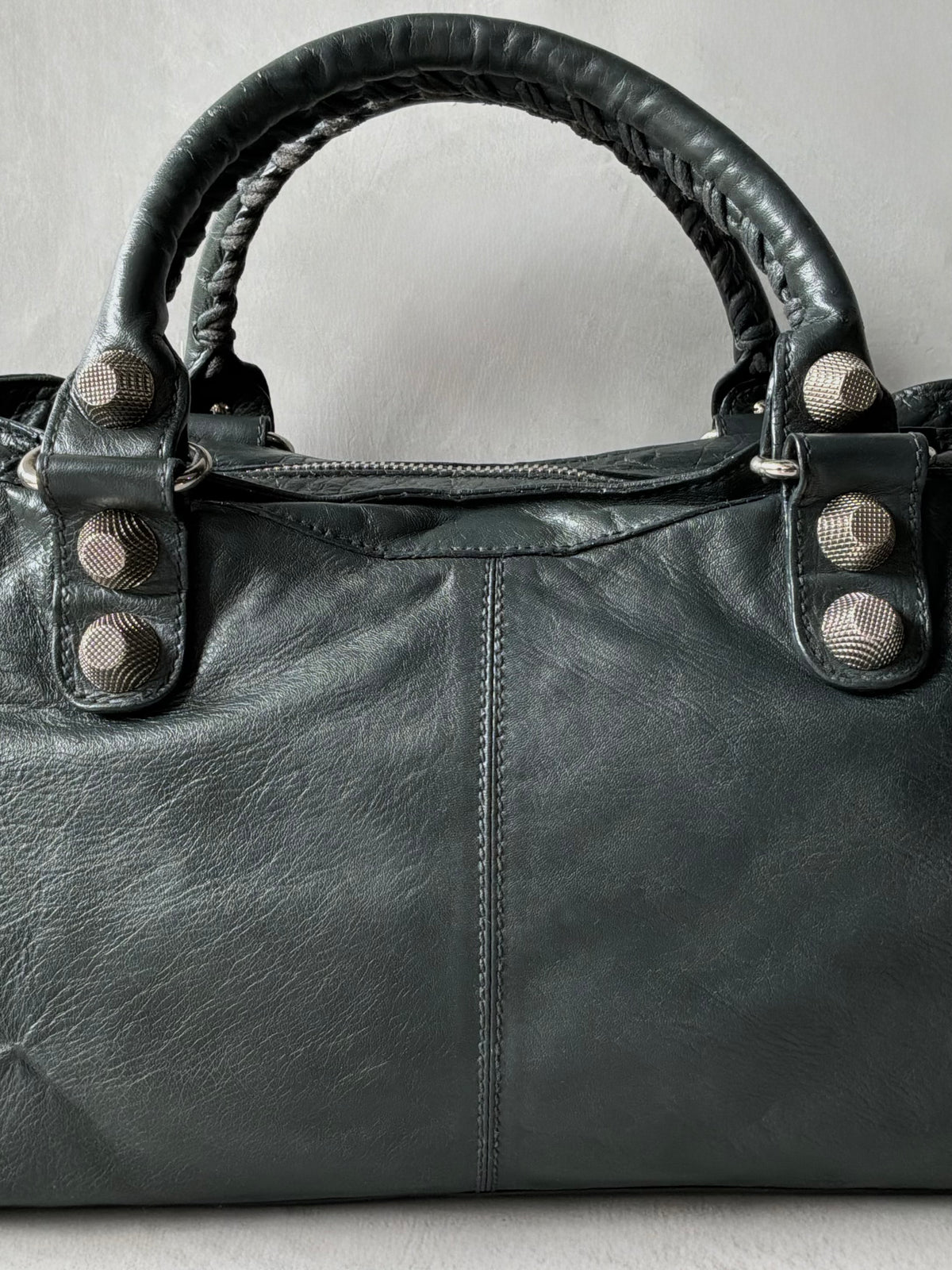 Balenciaga Part Time Dark Green Giant 21 Lambskin Bag