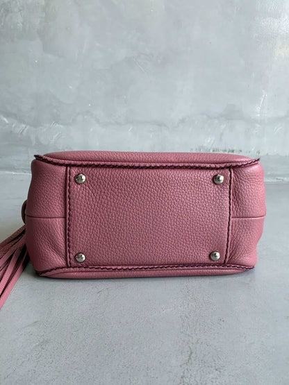 Chanel LAX Tassel Caviar Mini Bowler Bag