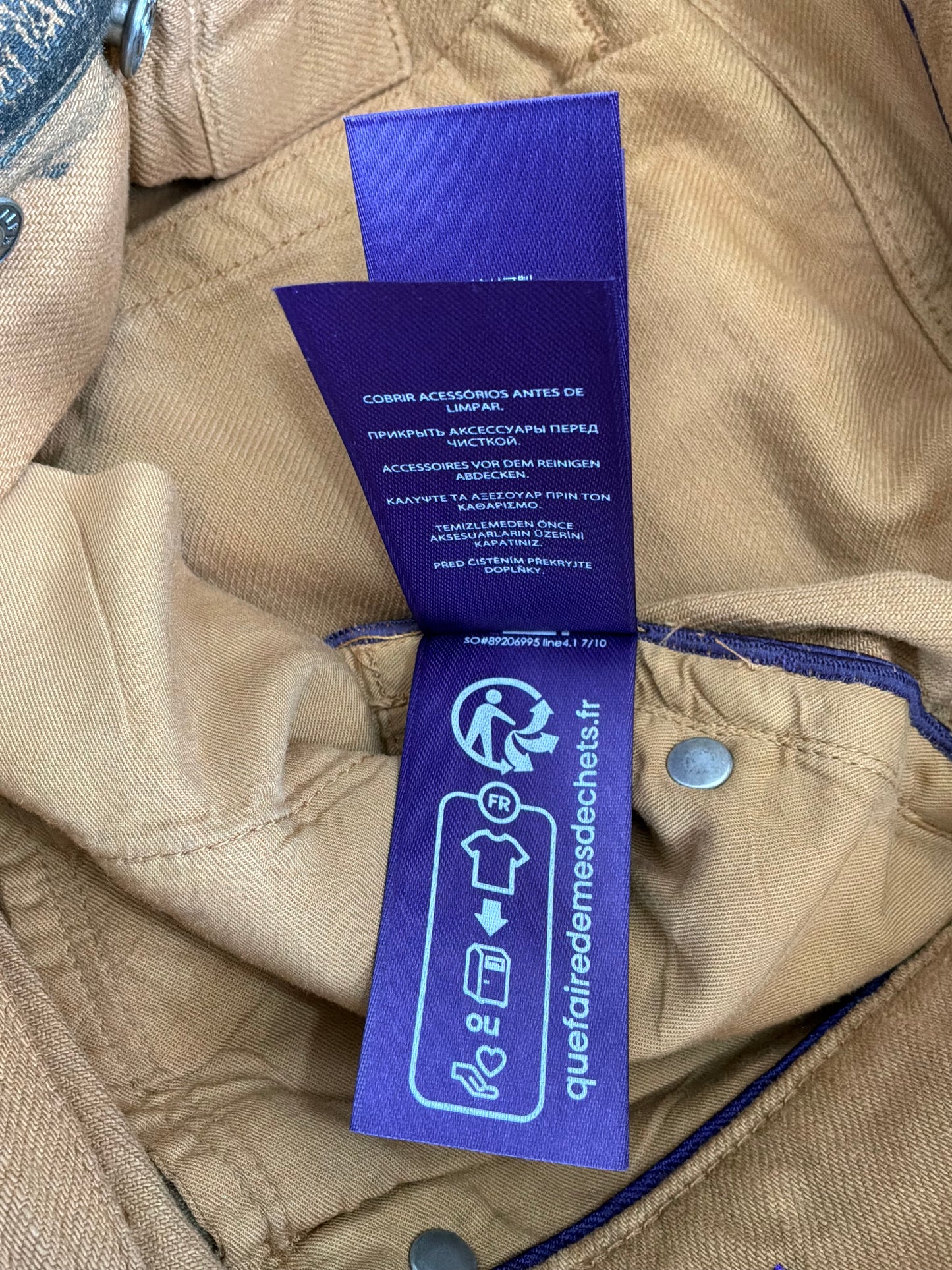 Ralph Lauren Purple Label Wax Coated Jeans