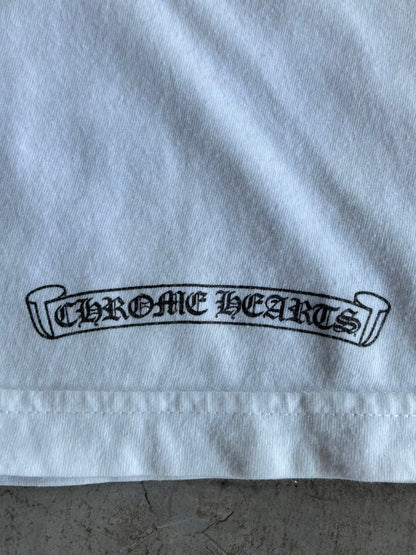Chrome Hearts Triple Cross Horseshoe White Tee