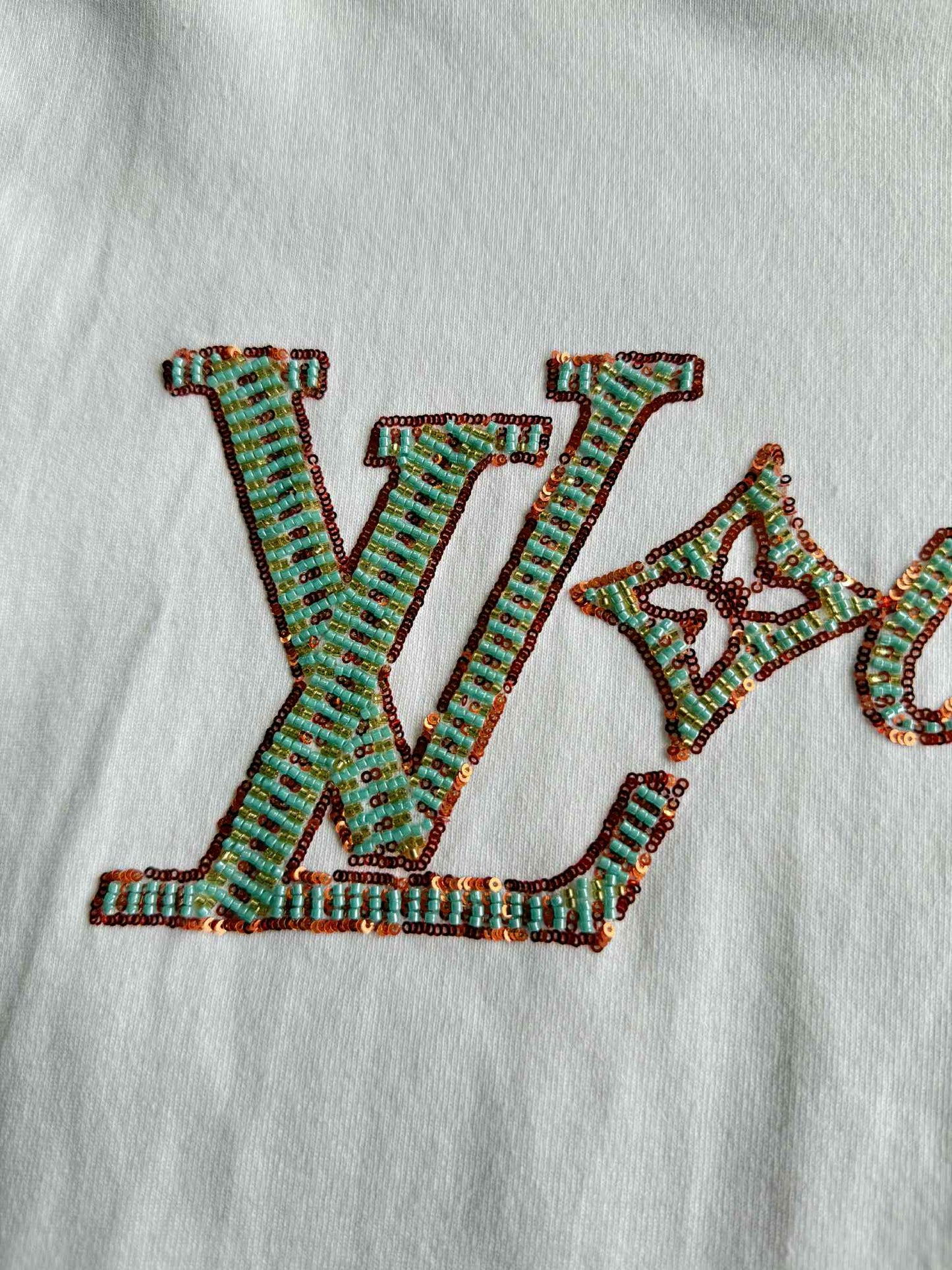 Louis Vuitton Lovers Beaded Tee