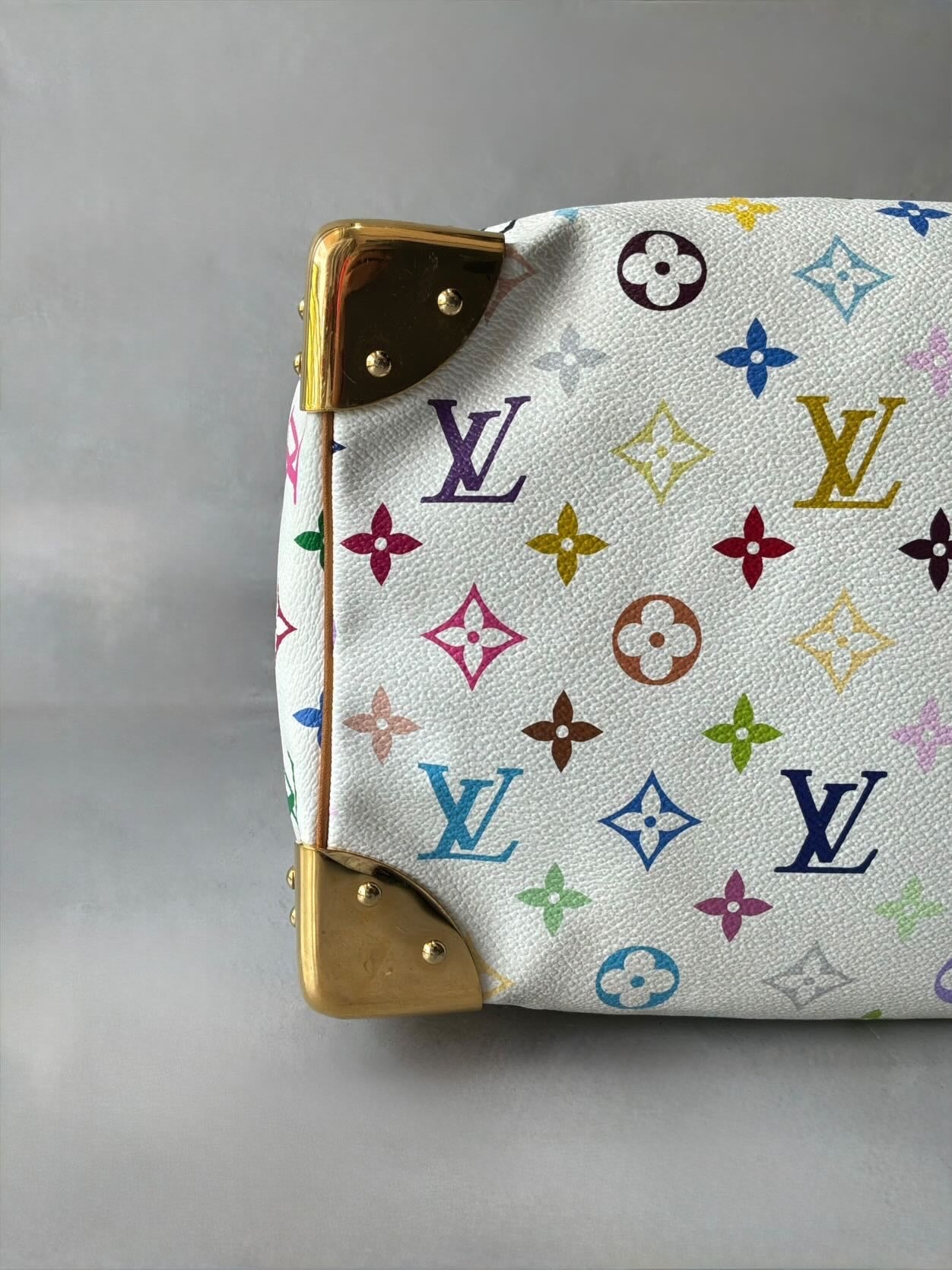 Louis Vuitton X Murakami White Multicolor Speedy 30