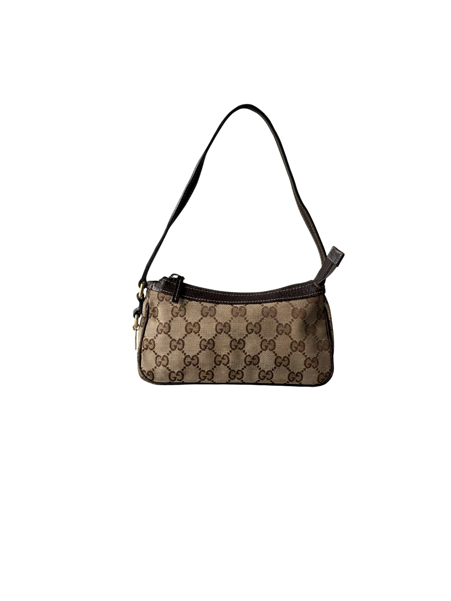 Gucci Brown Monogram Pochette