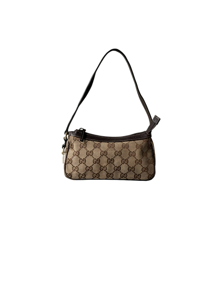 Gucci Brown Monogram Pochette