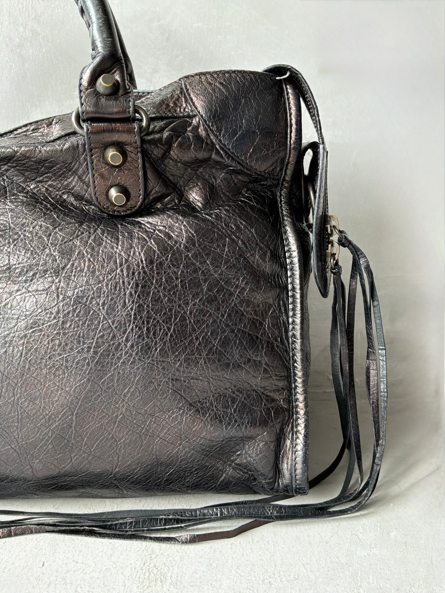 Balenciaga Classic City ‘Ink’ Lambskin Bag