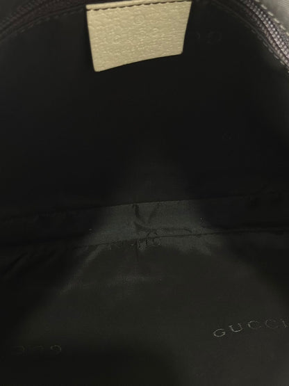 Gucci Canvas Leather Jackie Bag