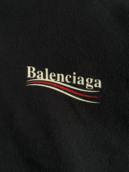 Balenciaga Political Campaign Navy Hoodie