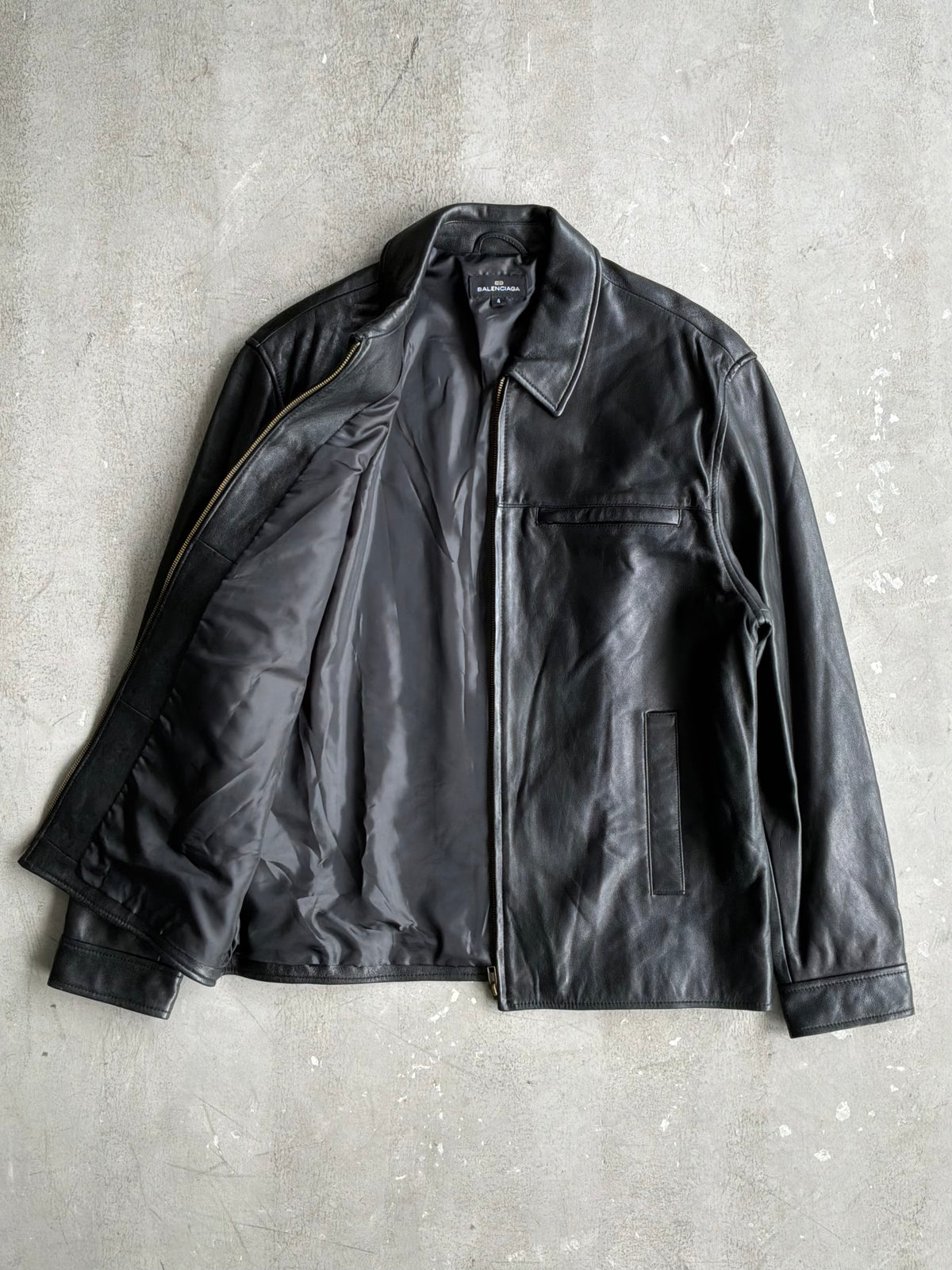 Balenciaga Harrington Leather Jacket