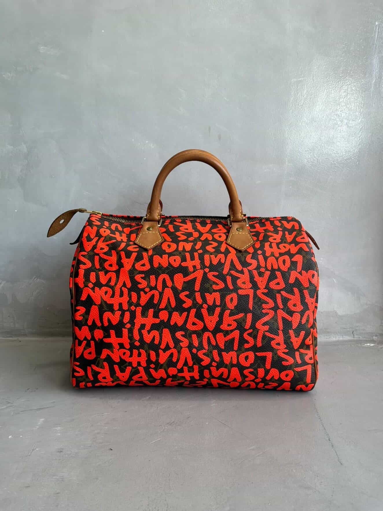 Louis Vuitton X Stephen Sprouse Orange Graffiti Speedy 30