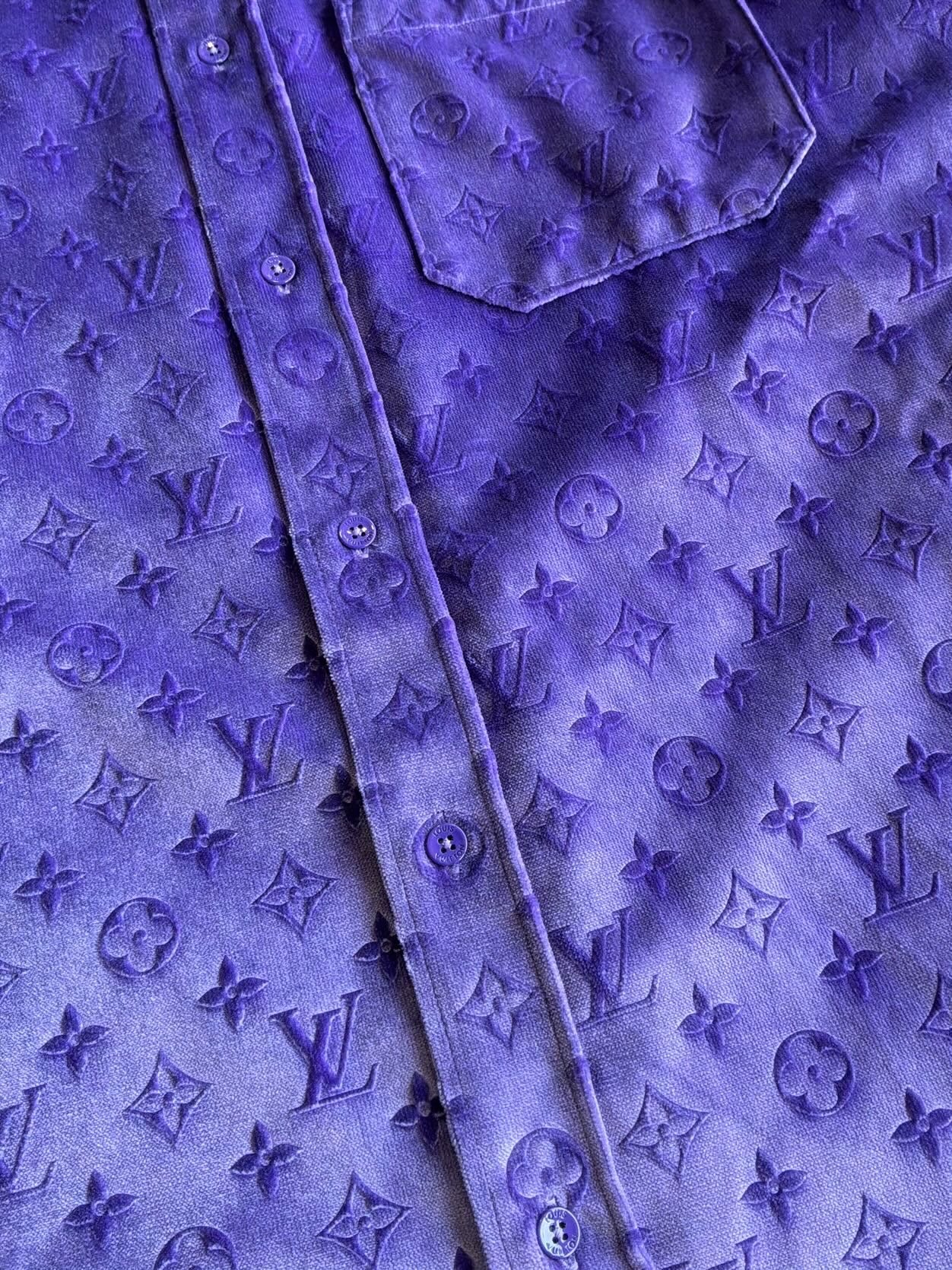 Louis Vuitton Velvet Monogram Shirt