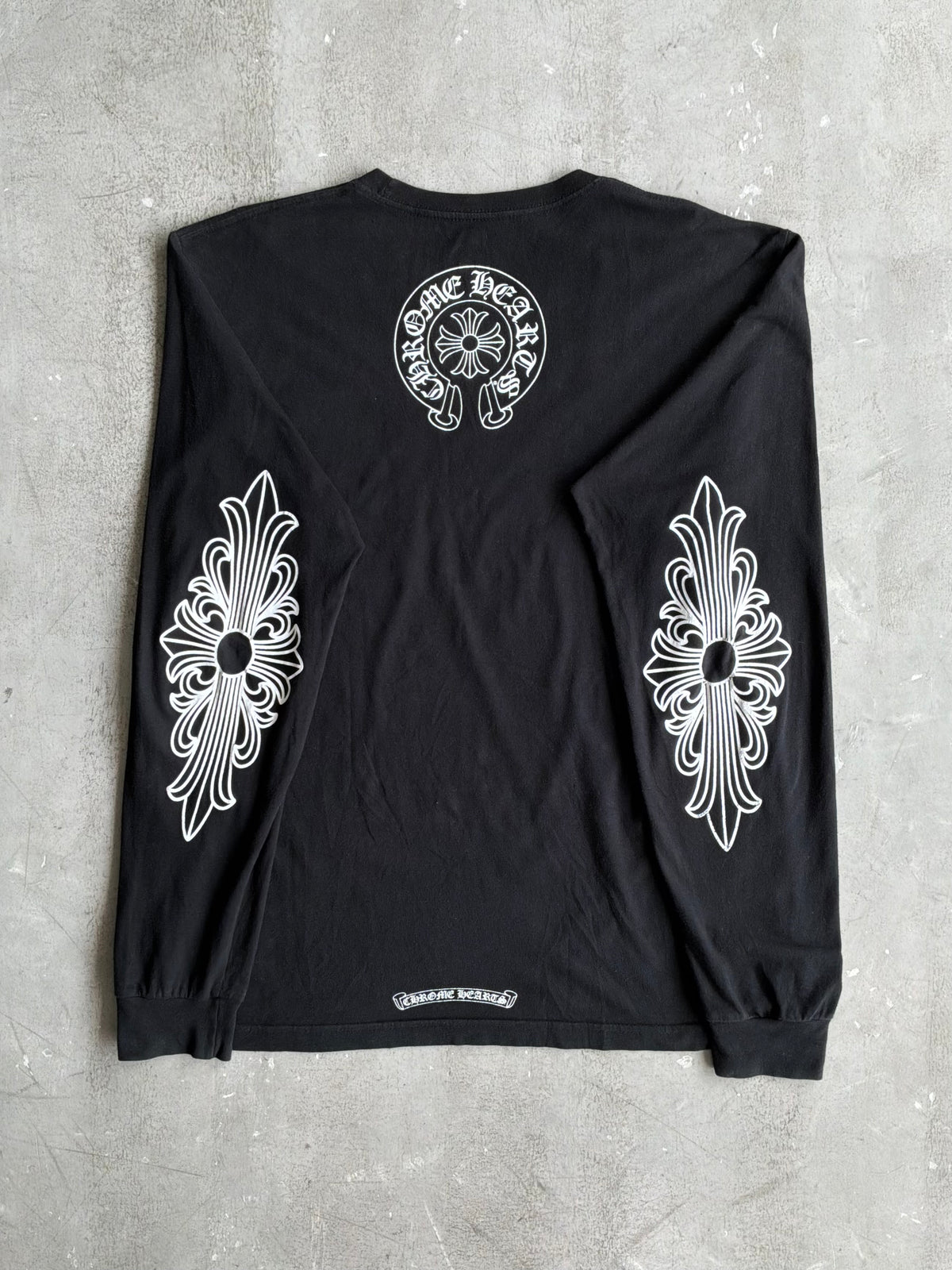 Chrome Hearts Neck Script Floral Longsleeves