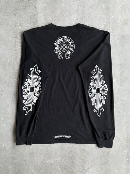 Chrome Hearts Neck Script Floral Longsleeves