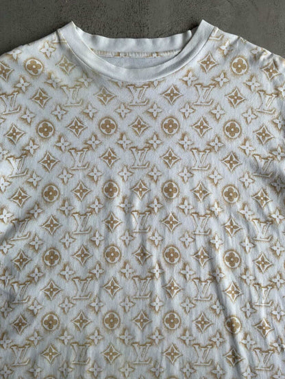 Louis Vuitton White Monogram Tee