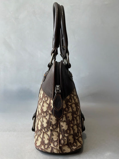 Dior Trotter Leather Boston Bag