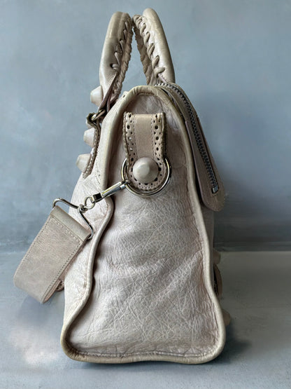 Balenciaga Classic City Light Pink on Brouges Lambskin Bag