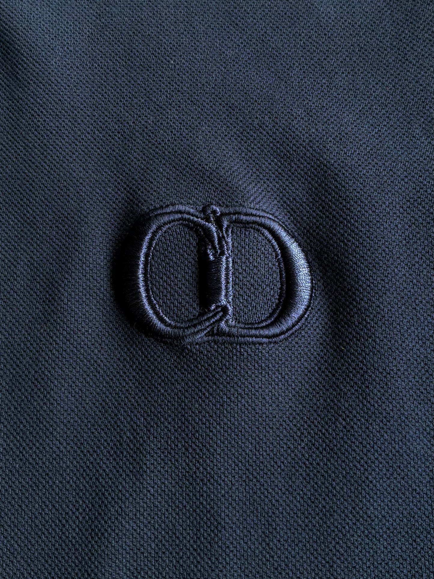 Dior Icon Logo Navy Polo Shirt