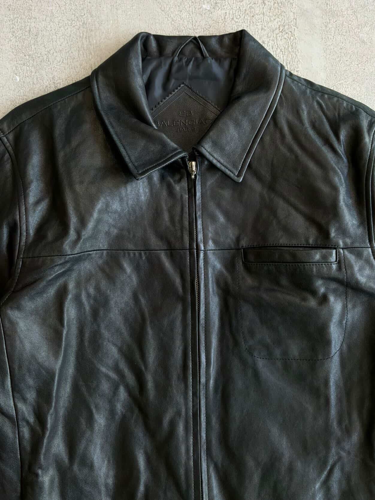 Balenciaga Vintage Harrington Leather Jacket