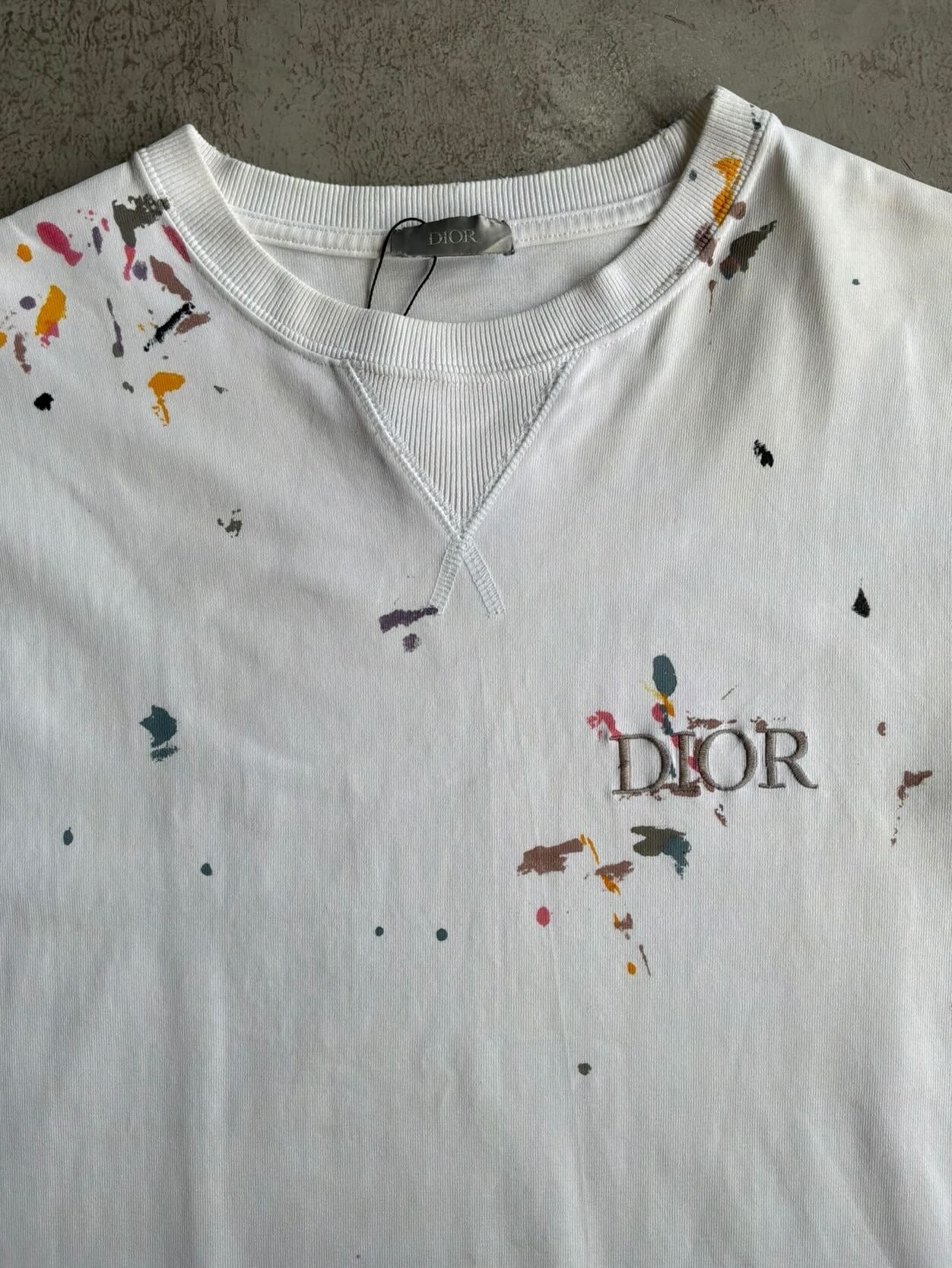 Dior Paint Splatter Tee