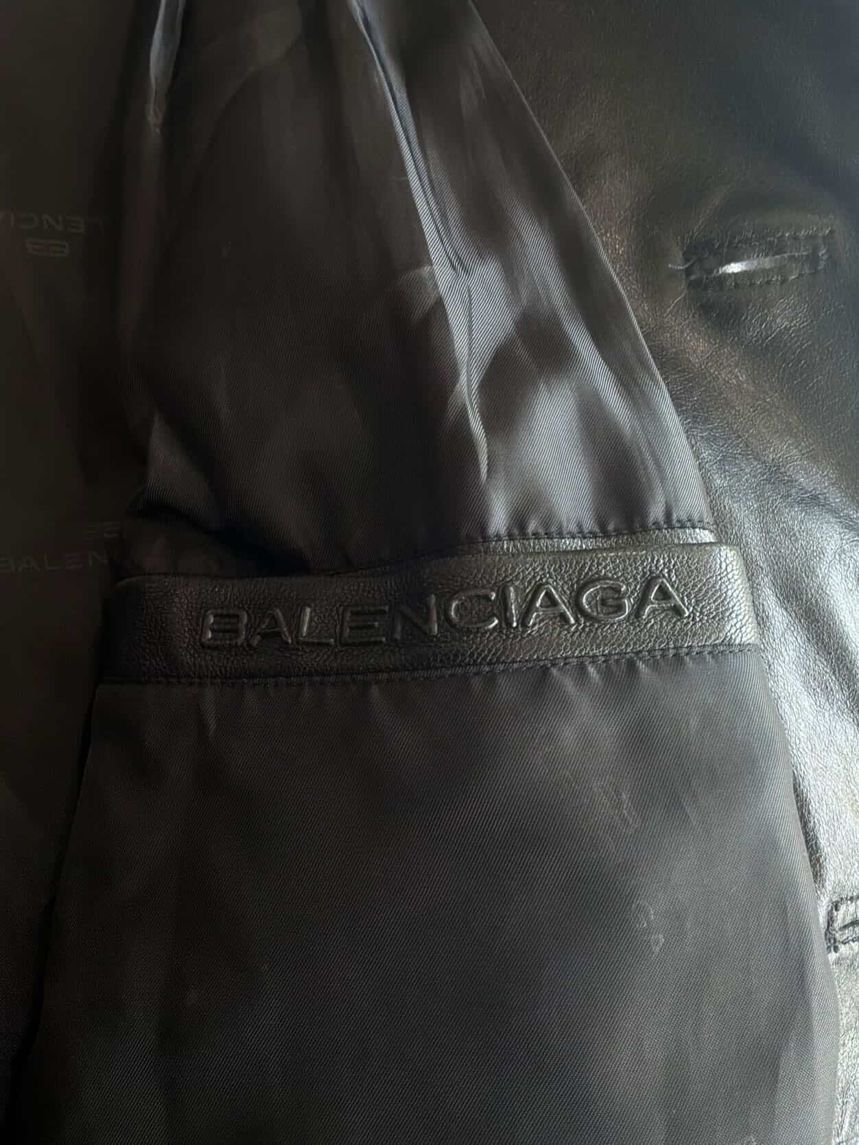 Balenciaga Vintage Leather Coat