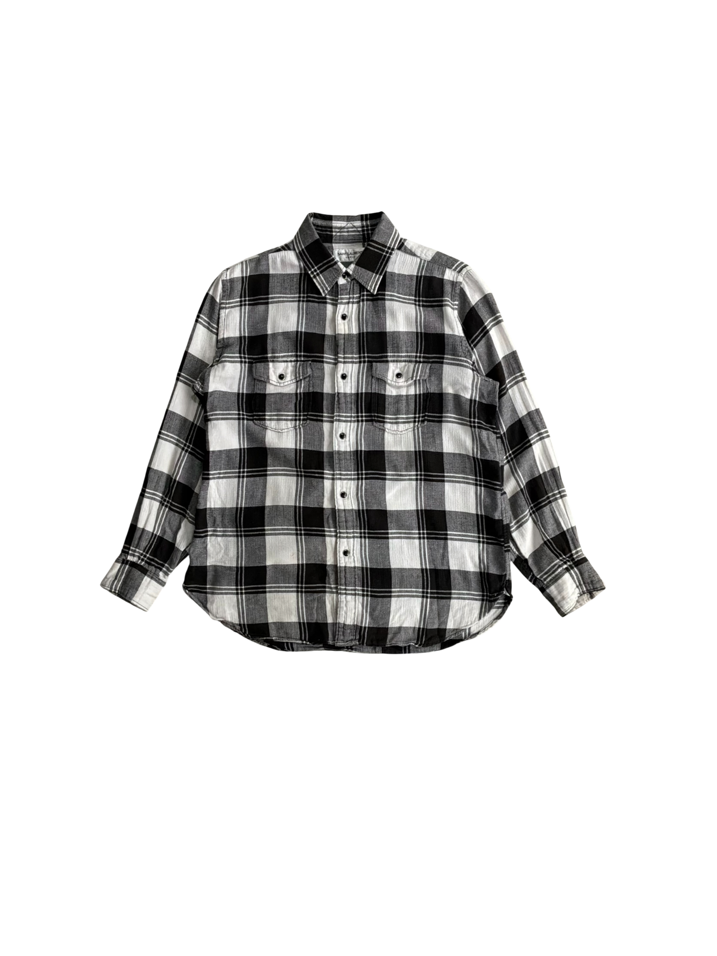 Saint Laurent Paris Checkered Flannel