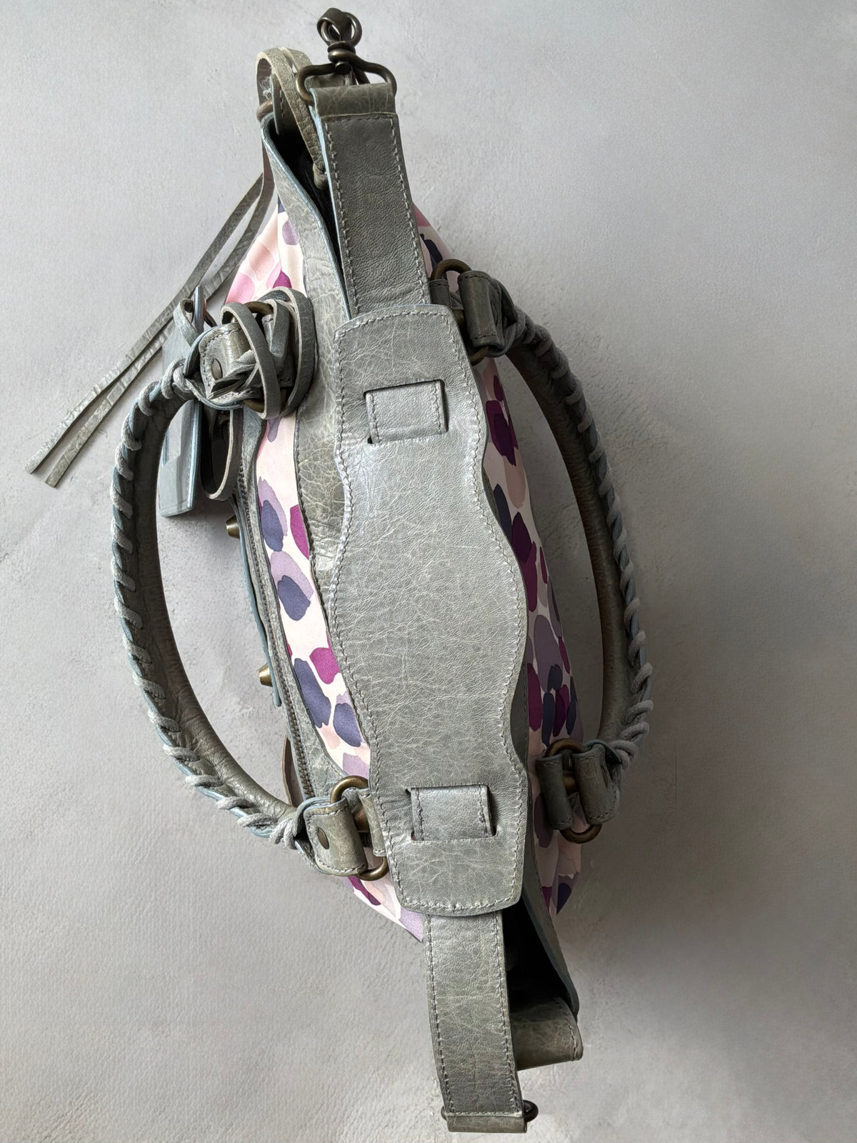 Balenciaga Le First Watercolor Nylon Lambskin Bag