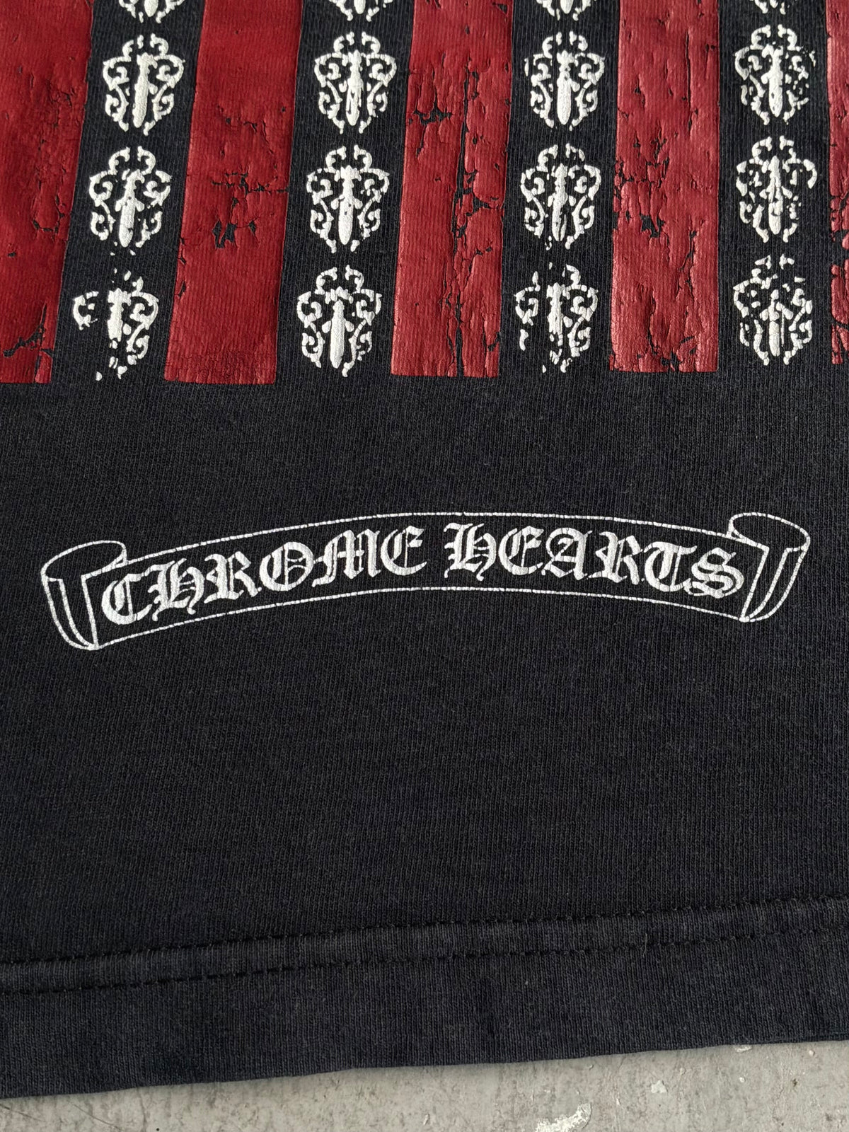 Chrome Hearts Vintage American Flag Tee