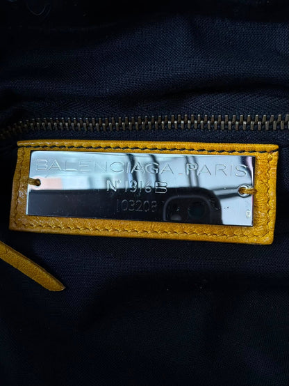 Balenciaga Le First Mustard Lambskin Bag