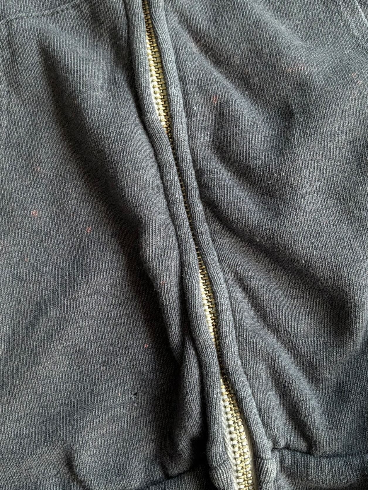2000s Chrome Hearts T Bar Zip Hoodie