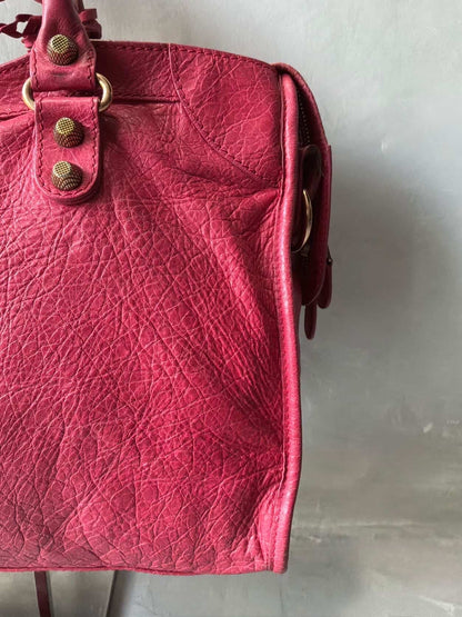 Balenciaga City Classic Pink Lambskin