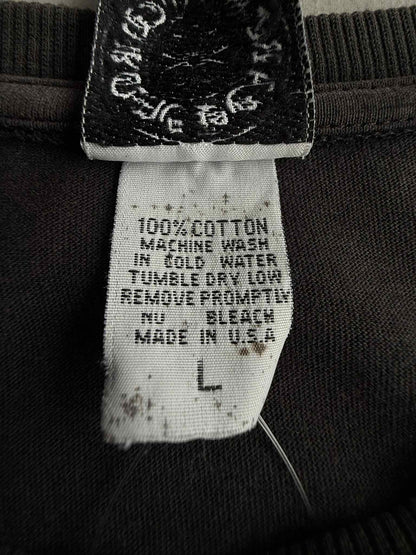 Chrome Hearts Rolling Stone Floral Horseshoe Longsleeve Shirt