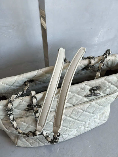 Chanel CC Cambon Quilted Flap Tote Bag