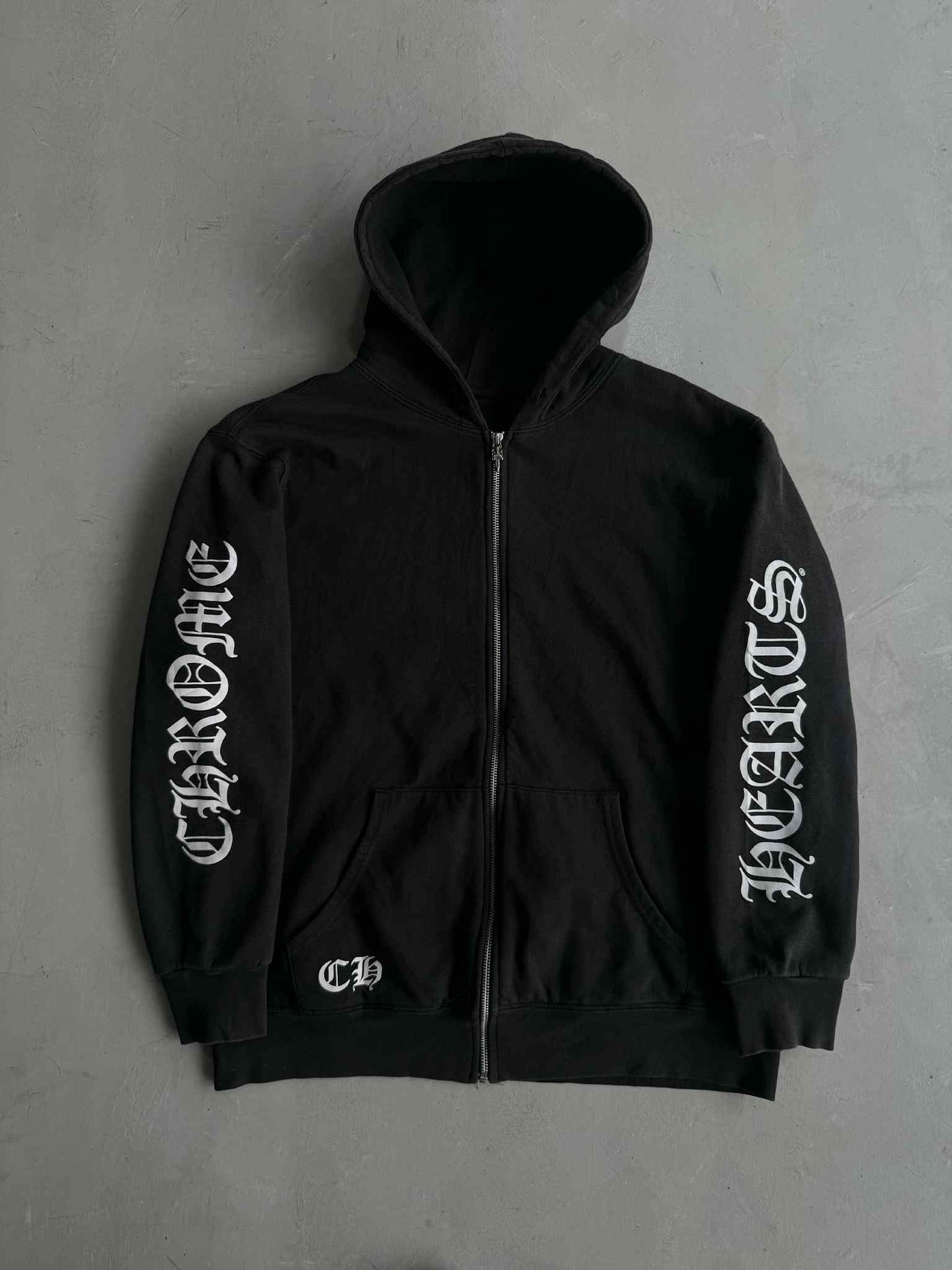 Chrome Hearts Horseshoe Thermal Zip Hoodie
