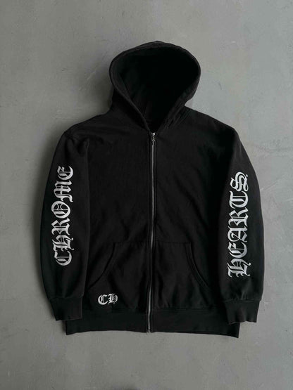 Chrome Hearts Horseshoe Thermal Zip Hoodie