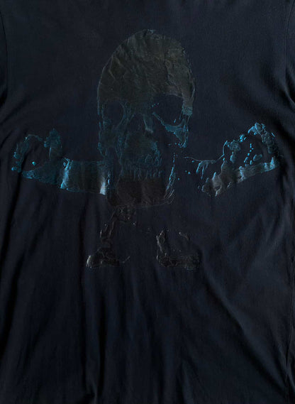 Chrome Hearts Vintage Foti Metallic Blue Tee