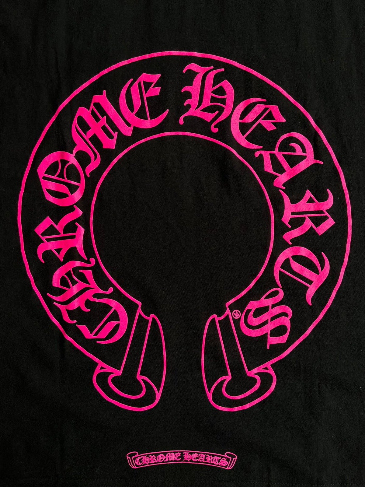 Chrome Hearts Pink Floral Horseshoe Longsleeves