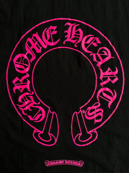 Chrome Hearts Pink Floral Horseshoe Longsleeves