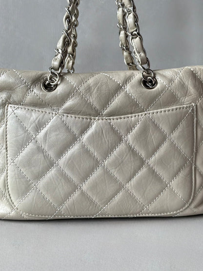 Rare Chanel Cambon Ligne Chain Reporter Lambskin Bag