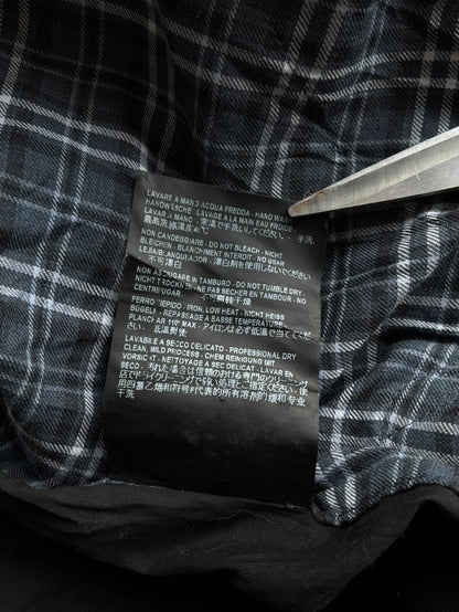 Balenciaga Patchwork Plaid Track Jacket