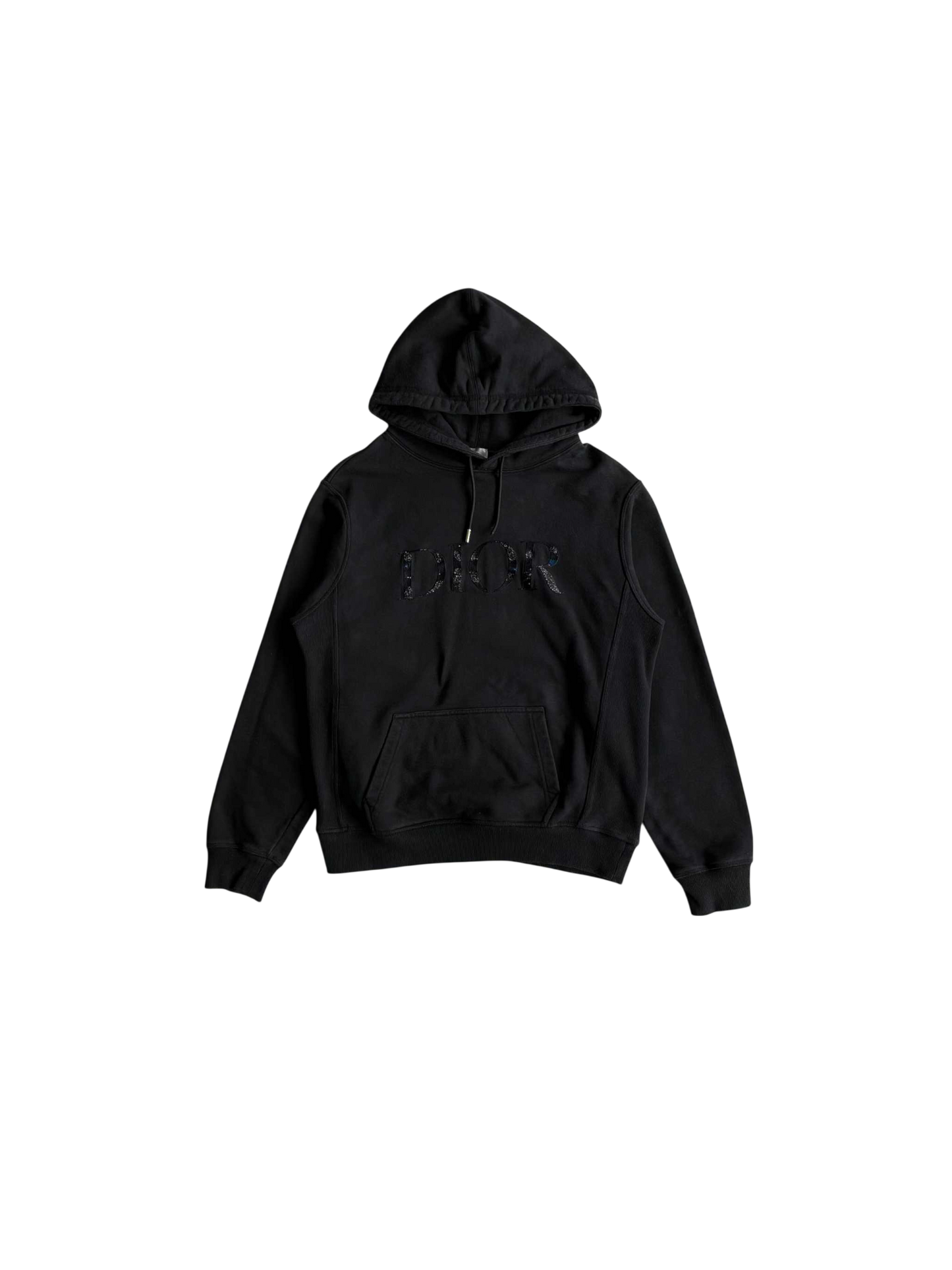 Dior Embroidered Script Pullover Hoodie