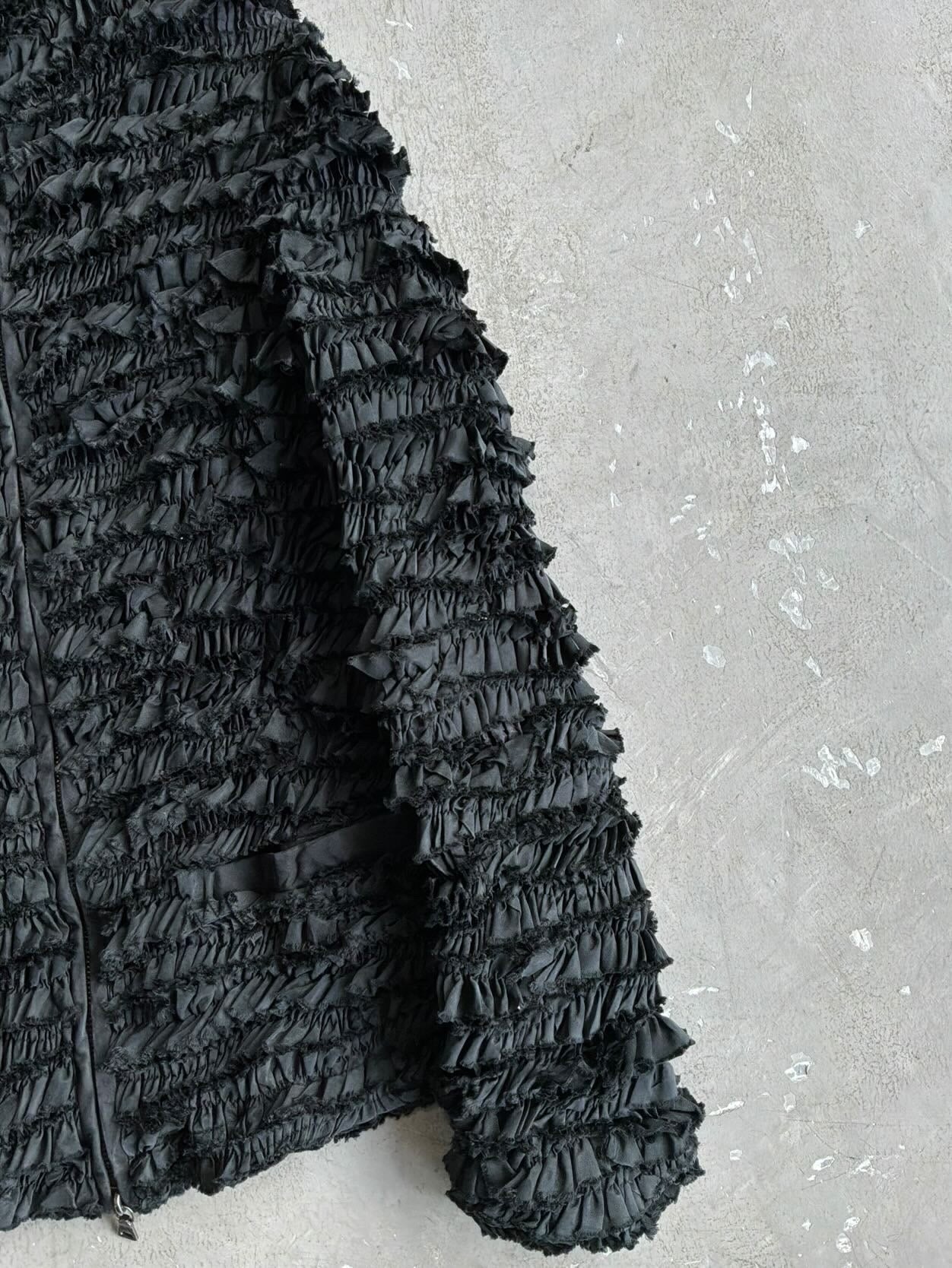 Prada Ruffles Zip Jacket