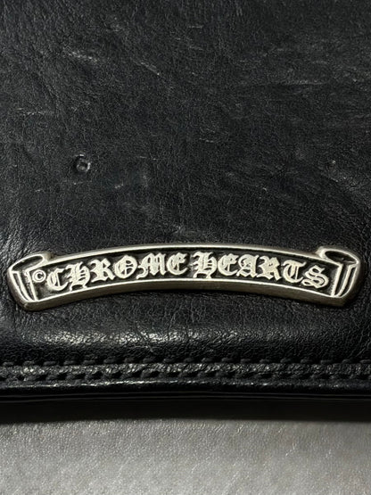 Chrome Hearts Scroll Leather Card Holder