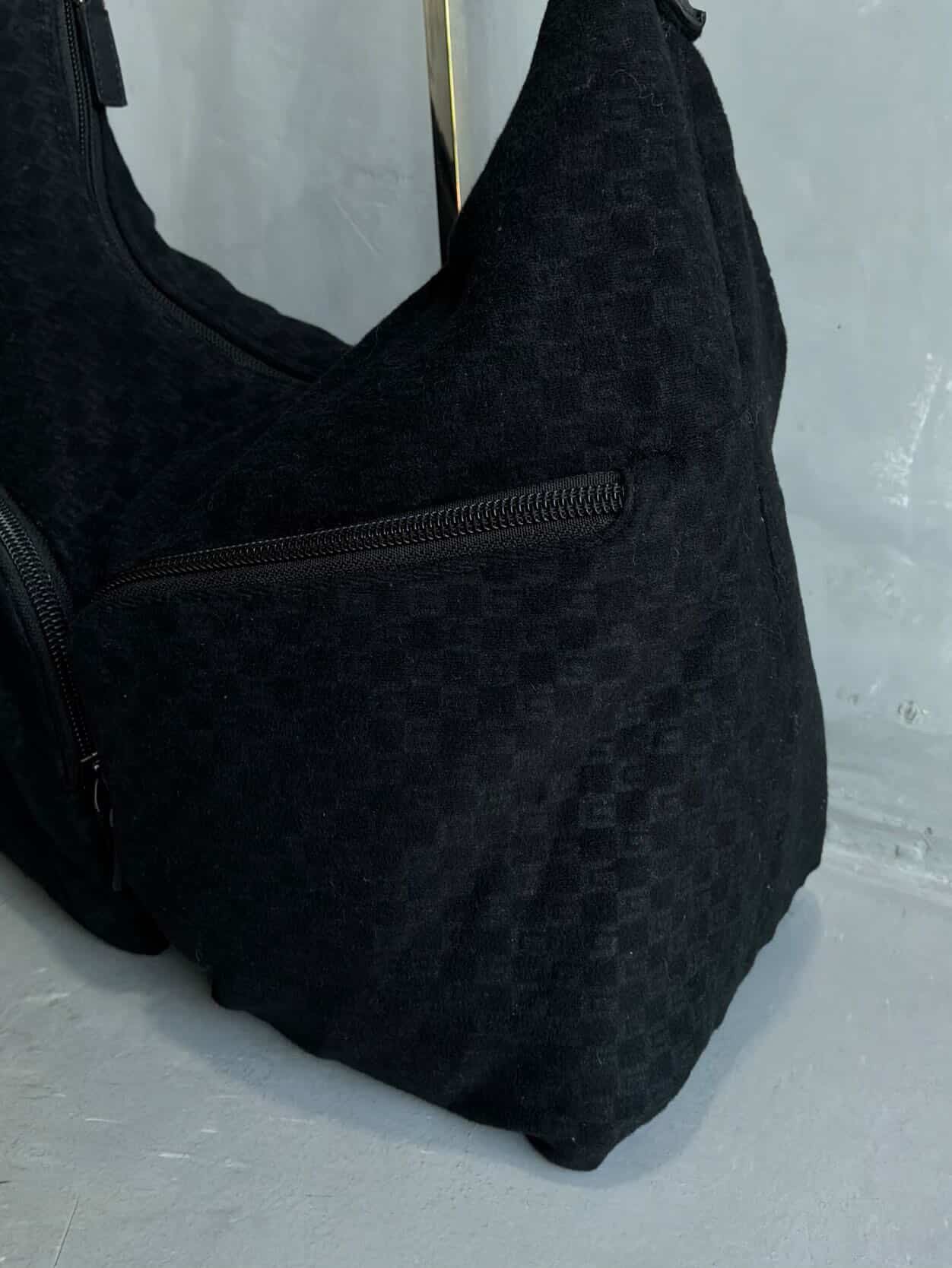 Gucci Monogram Canvass Cotton Hobo Bag