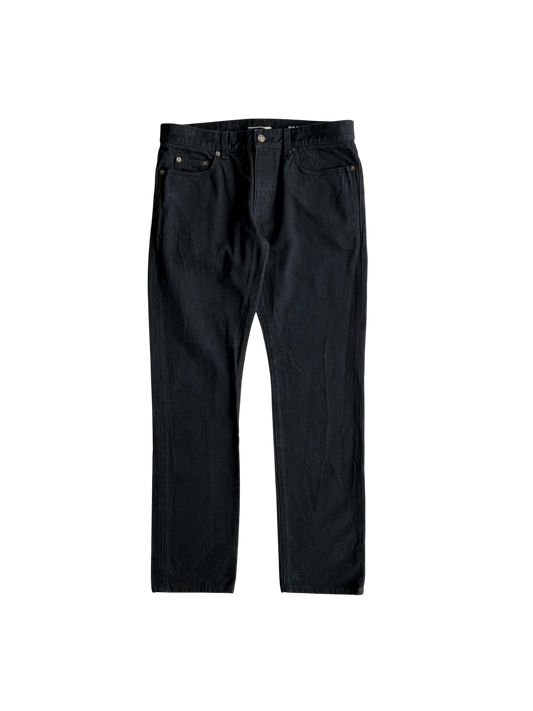 Saint Laurent Paris Black Denim Pants