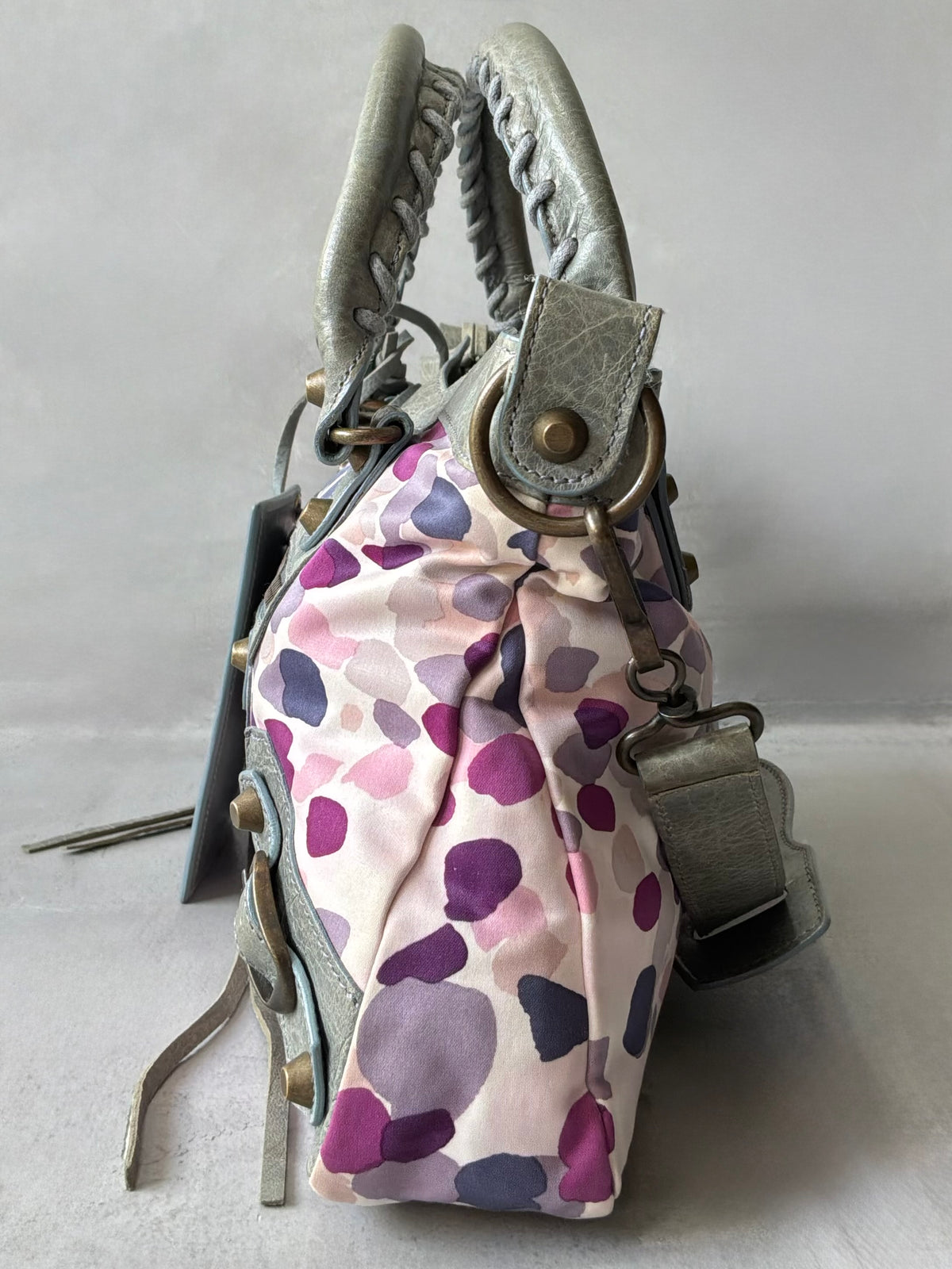 Balenciaga Le First Watercolor Nylon Lambskin Bag