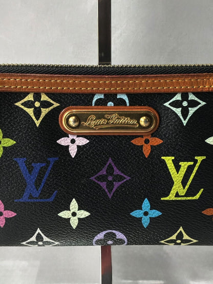 Louis Vuitton X Murakami Black Multicolor Mini Pochette