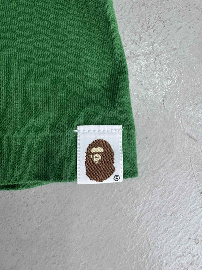 Bape Big Head Green Tee