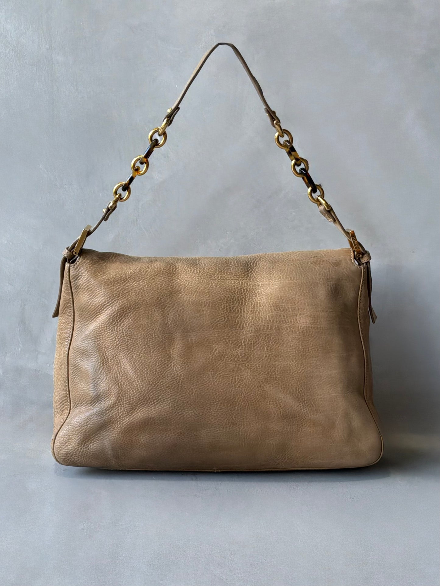 Fendi Mamma Baguette Brown Bag