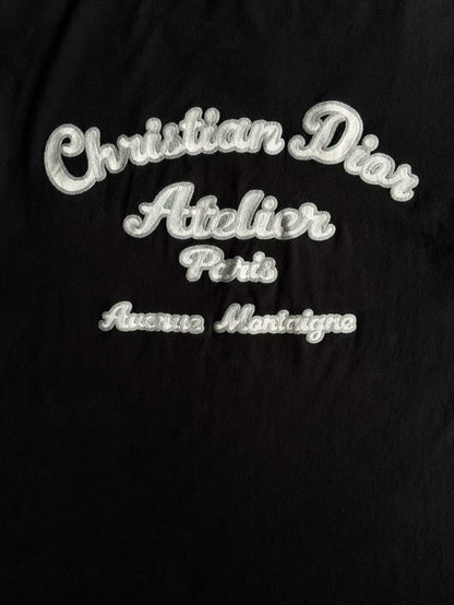 Dior Atelier Embroidered Script Mullet Tee